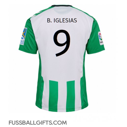 Real Betis Borja Iglesias #9 Fußballbekleidung Heimtrikot 2022-23 Kurzarm